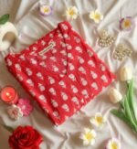 Ruby floral Chudidar Kurta