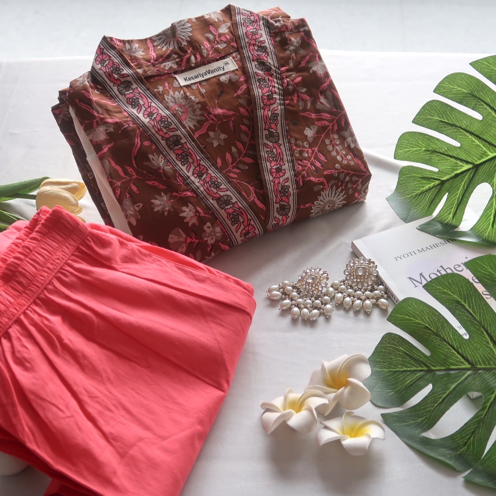 33D71CEB-9B80-419B-AC3C-C3C9566170B3-2.jpg Mocha Butta Suit Set - Raahat 7.0 - Image 1