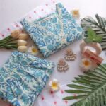 Floral Blues Suit Set - Sukoon 14.0