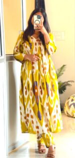 Harvest Ikkat Bloom Suit Set - Image 2