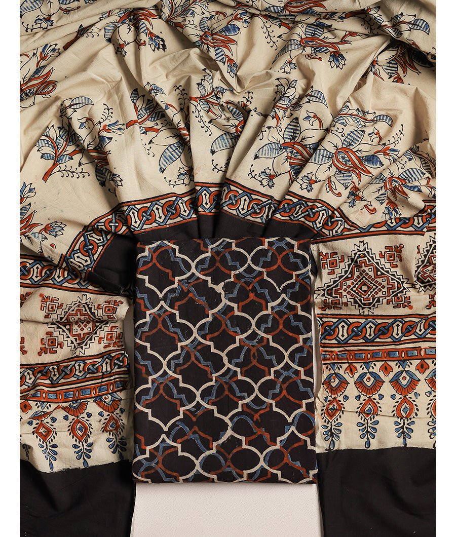 Fabloe-16544-1.jpg COTTON AJRAKH SUIT SET - Image 1