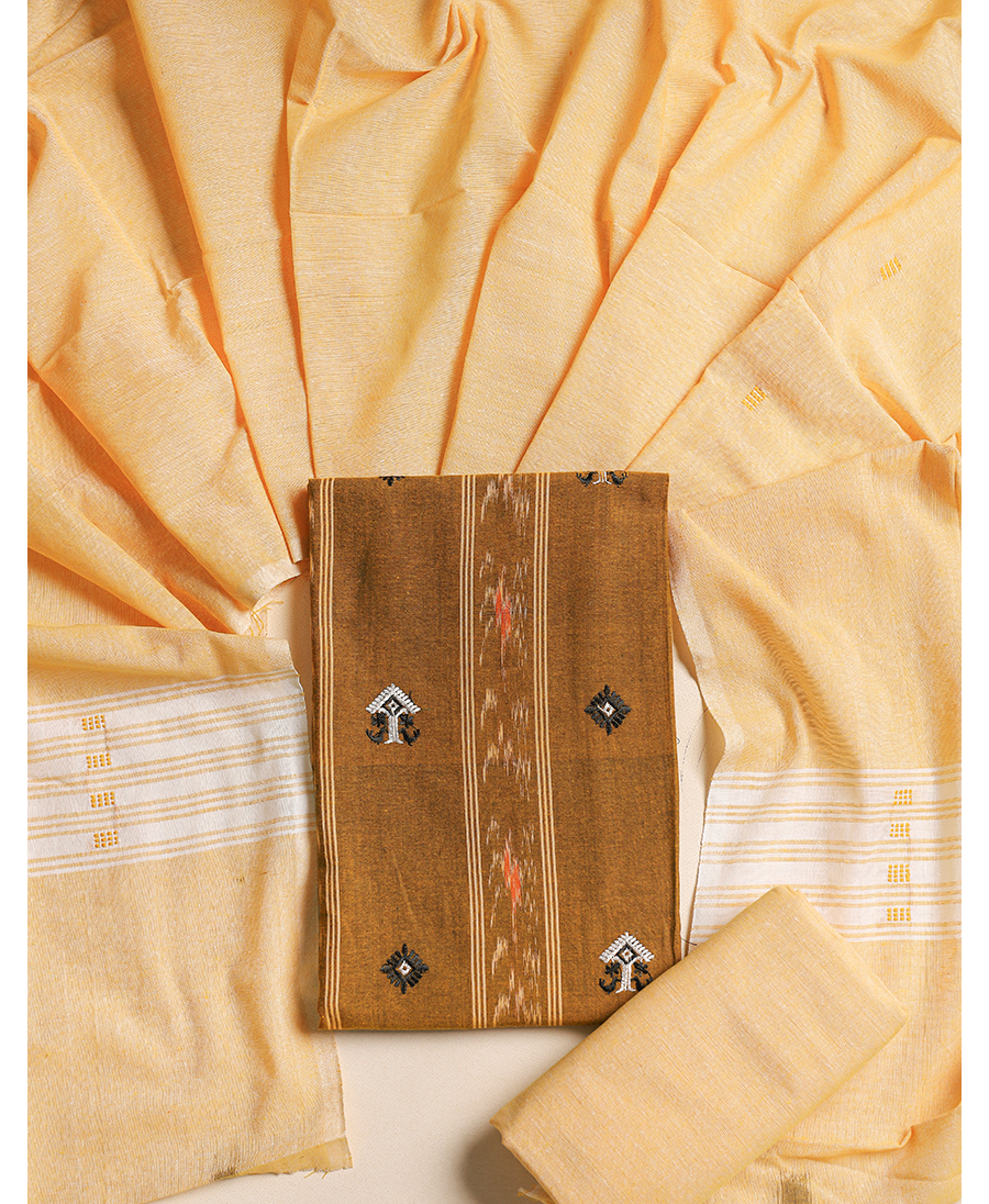 Fabloe-16902-1.png cotton sambalpuri ikat suit sets - Image 1