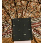 Cotton with chanderi dupatta suit set