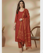 PURE COTTON LUREX SUIT SET - Image 2