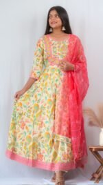 Sandhya Handwork Anarkali Suit Set - Image 4