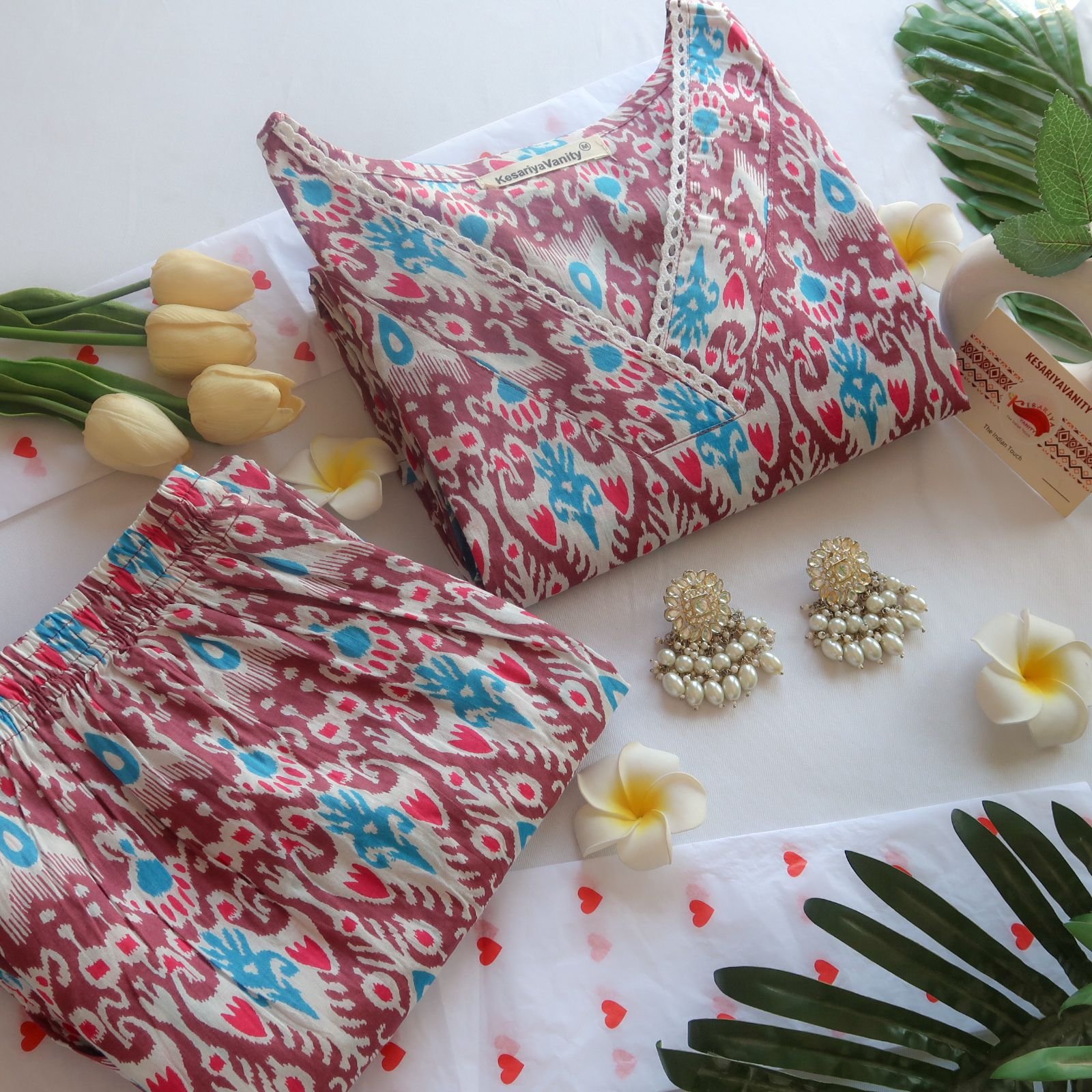 IMG-20241202-WA0047-2.jpg Choco Ikat Suit Set - Sukoon 8.0 (Slim Fit) - Image 1