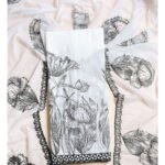 Cotton embroidery with mul dupatta